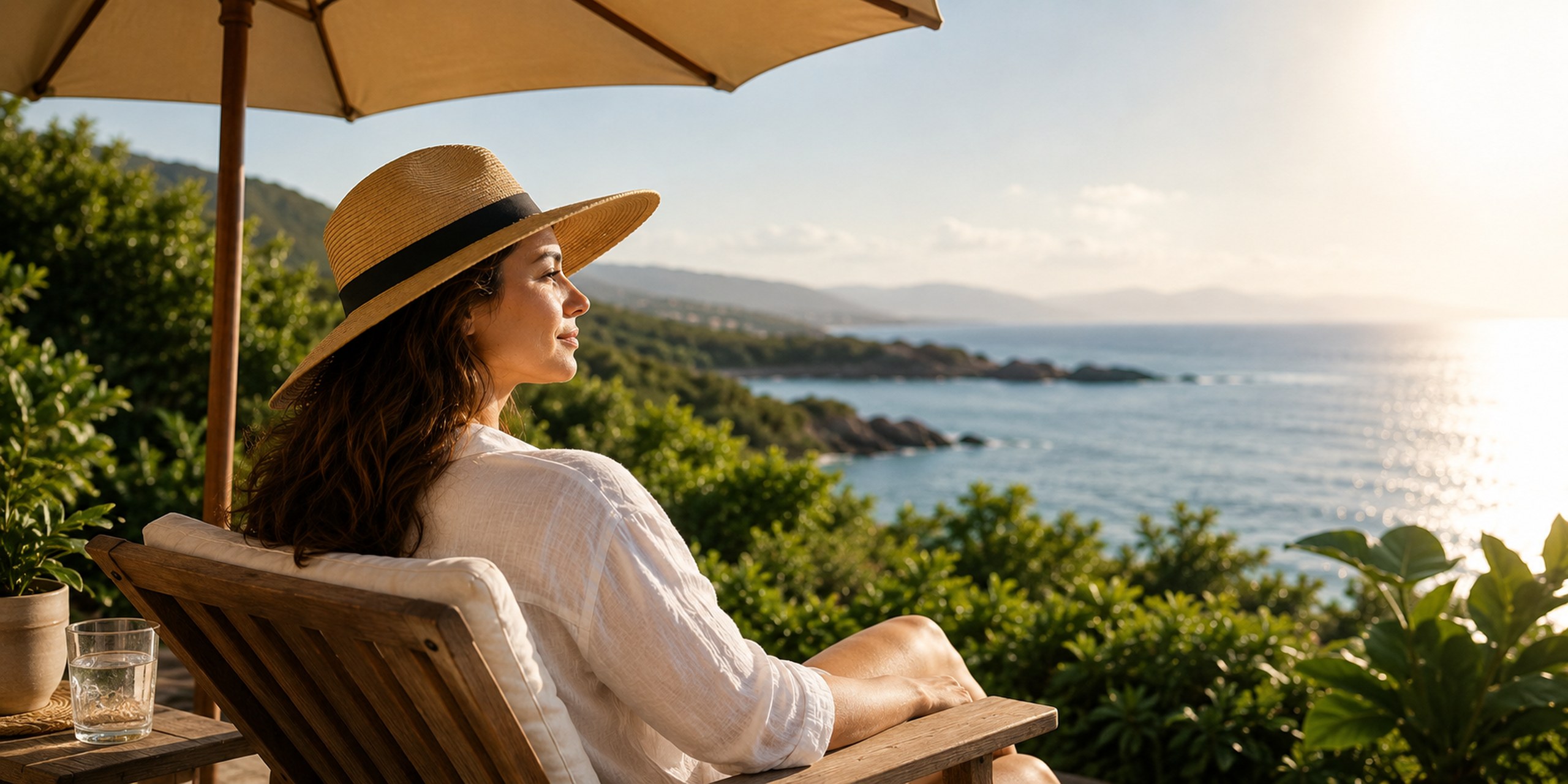 Person enjoying healthy sun exposure with protective shade illustrating smarter sun protection strategies