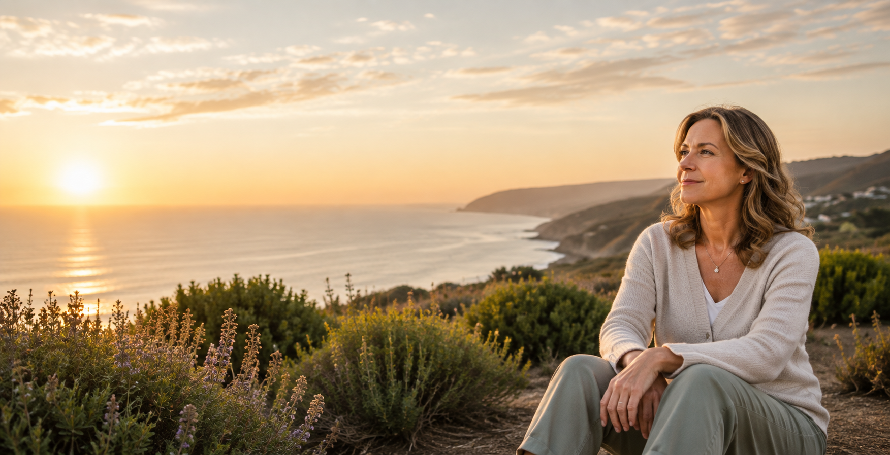 Healthy midlife woman representing a functional medicine approach to menopause and hormone health.