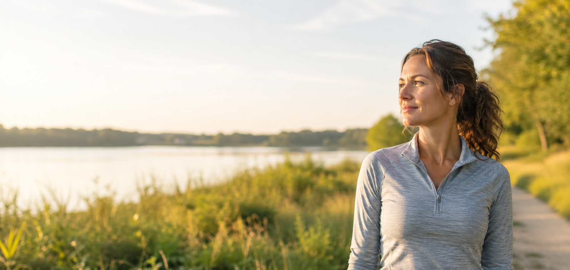 Healthy woman representing menstrual health and a functional medicine approach to the menstrual cycle.
